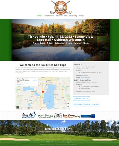 Fox Cities Golf Expo • Sunny View Expo Hall • Oshkosh Wisconsin - Fox ...