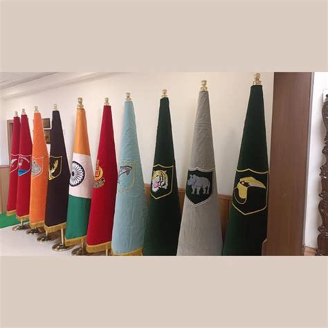 Brass SSB and Frontiers Cone Flag Stand Set | Army Sales