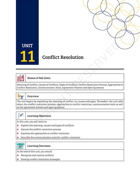 MBA Managerial Effectiveness and Ethics 11 - Conflict Resolution Names ...
