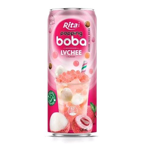 Popping Boba Lychee - 320 Ml