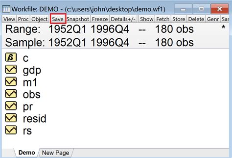 Image result for Data EViews