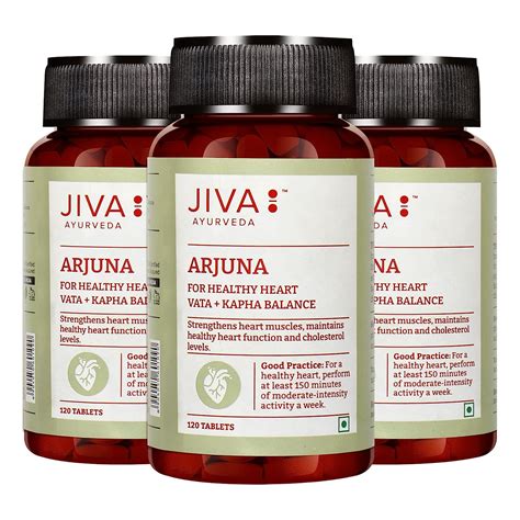 Jiva Arjuna Tablets 500mg 360 Tablets Promotes Heart Health | Manages ...
