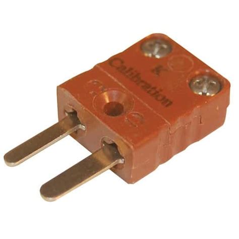 Digi-Sense Miniature Type-K Thermocouple Male Connector, 2 Pin SKU ...