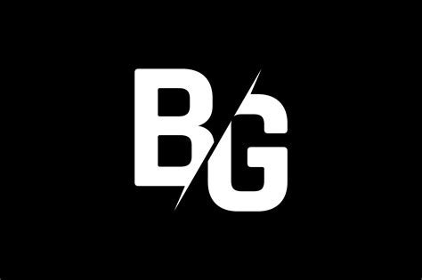 Monogram BG Logo Design Gráfico por Greenlines Studios · Creative Fabrica