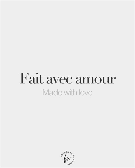 French Sayings About Love