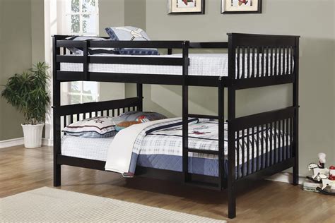 Black Full over Full Bunk Bed from Coaster | Coleman Furniture