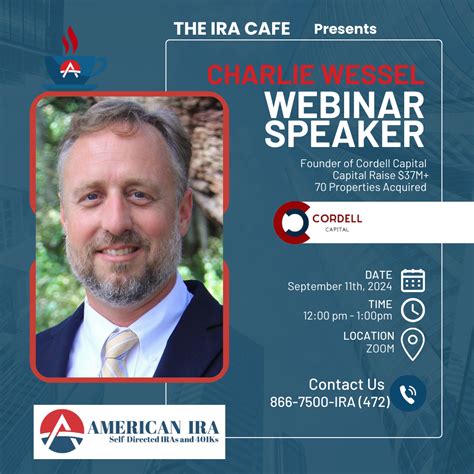 Charlie Wessel for Insights on Self-Directed IRA Investment | American IRA
