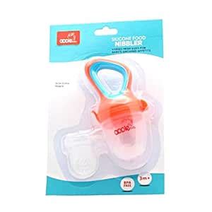 Buy BPA Free Silicone Food Feeder/Nibbler & Teethers Filled with ...