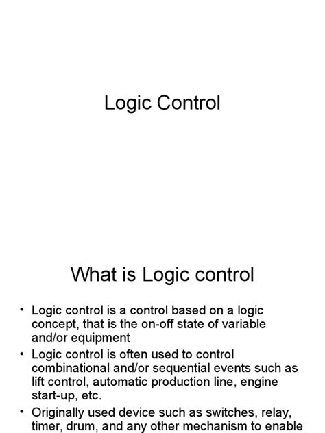 Image result for Logic Control Words