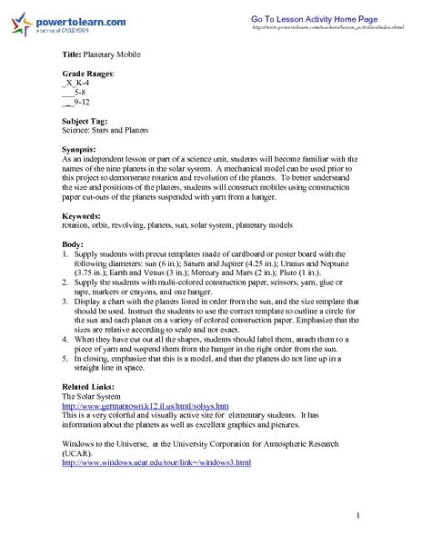 Image result for Mobile Planet Tutorial 4th Grade