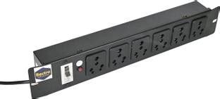 bectro 5/15 ampere Socket Networking & Server Rack With Power Cord -1.5 ...