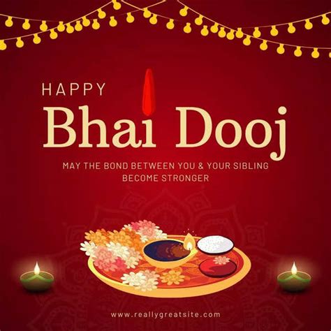 Bhai Dooj 2024 Wishes & Message: Happy Bhai Dooj 2024: Images, Quotes ...