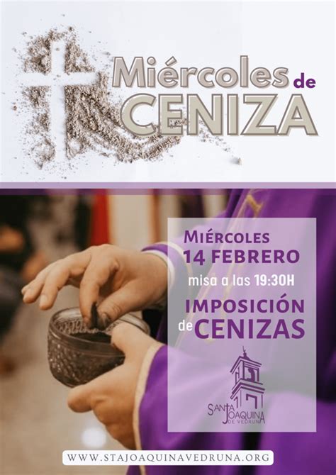Miércoles de Ceniza en la Parroquia de Santa Joaquina – Parroquia Santa ...