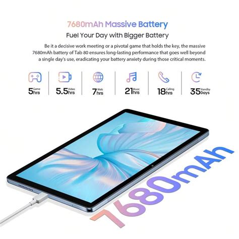 Blackview Tab 80 Tablet 10,1 pollici IPS 8 GB+8 GB di espansione RAM ...