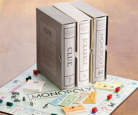 Vintage Bookshelf Edition Monopoly at Casey Hall blog
