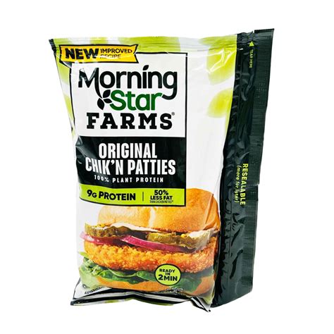 MorningStar Farms Morning Star Veggie Original Chicken Patties 4 - 10 Oz