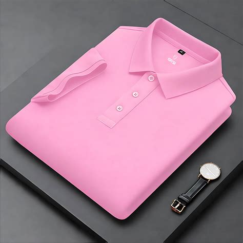 Shop Pink Polo T-shirt for Men Online at GIYSI