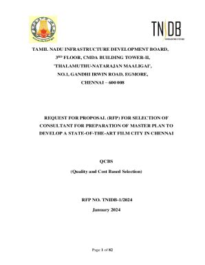 Fillable Online REQUEST FOR PROPOSAL (RFP)Pre-bid queries Fax Email ...
