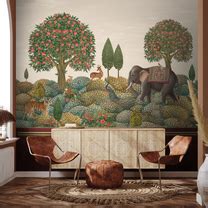 Rajasi Van, Indian Customised Wallpaper for Walls | Life n Colors