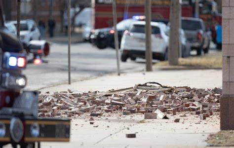 Broadway closes in Wichita after bricks fall off building | Wichita Eagle