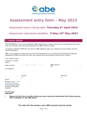 Entries: International Centre Entry Deadlines Doc Template | pdfFiller
