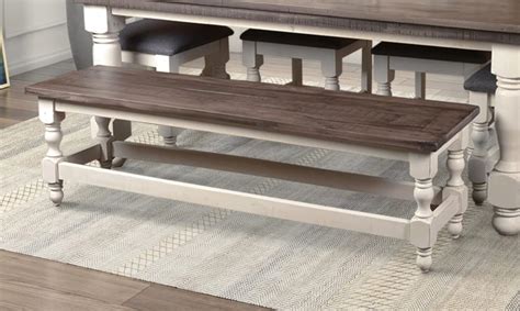 SunsetTrading Sunset Trading Rustic French Dining Bench | India | Ubuy