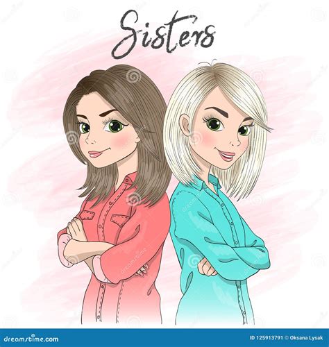 Two Sisters Stock Illustrations – 816 Two Sisters Stock Illustrations ...