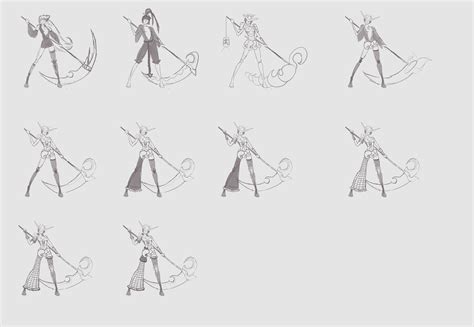 Scythe Fighting Poses