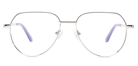 Specsmakers Blue Zero Unisex Computer Glasses Full Frame Pilot Large 5 ...