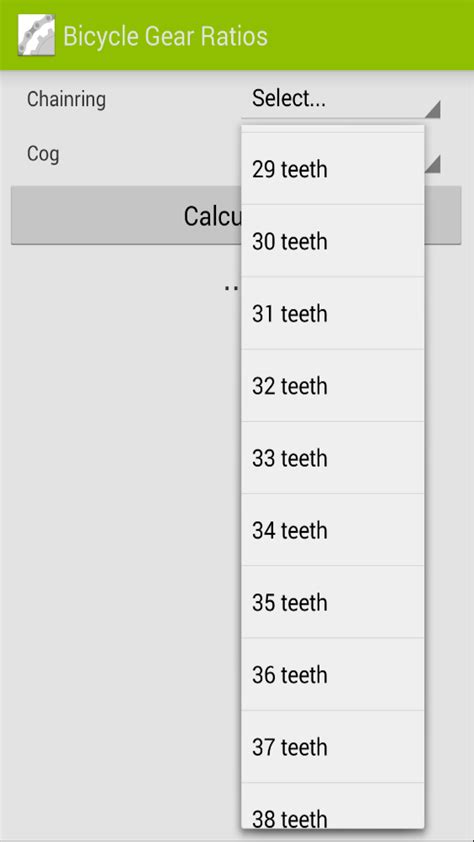 Bike Gear Ratio Power Calculator at Ester Gordan blog