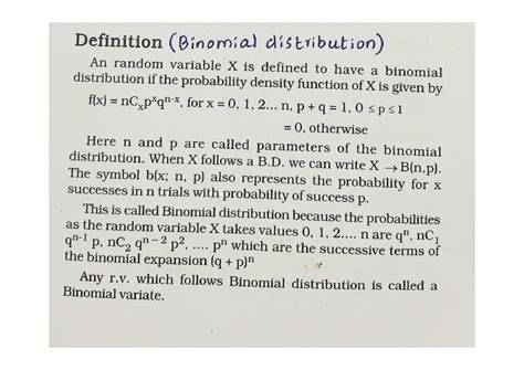 Probability Distributions -1 - Bsc maths - Studocu