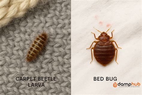 Carpet Beetle Larvae vs Bed Bug: How to Spot the Difference