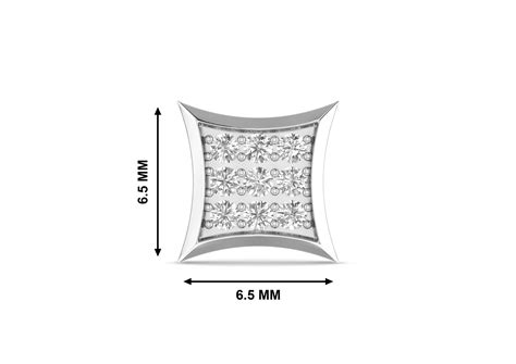 Victorian Silver Ear Stud For Men | Orionz Jewels