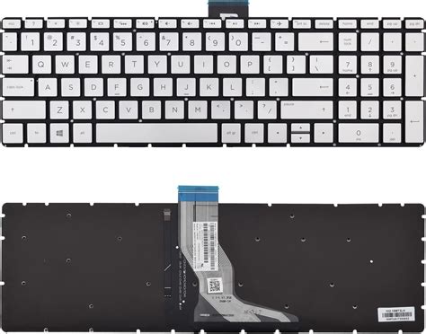 HB PLUS Backlit Laptop Keyboard for HP Pavilion 15 and HP 250/255 G6 ...