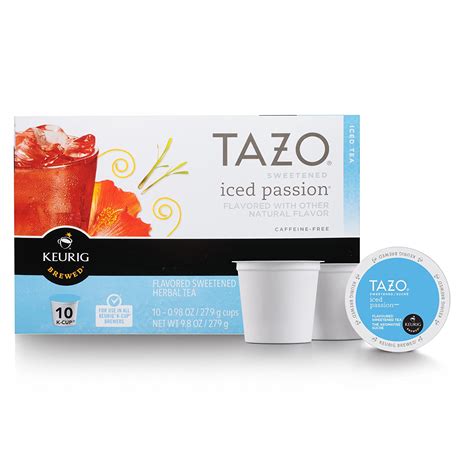 Tazo Sweetened Passion Iced Tea, K-Cup for Keurig Brewers, 60 Count ...