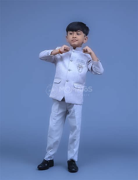 Grey Jodhpuri For Boy – Momatos