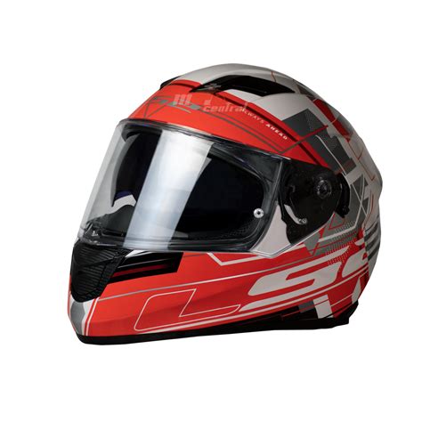 LS2 FF320 Stream Evo Scape White Red Gloss Helmet– Moto Central