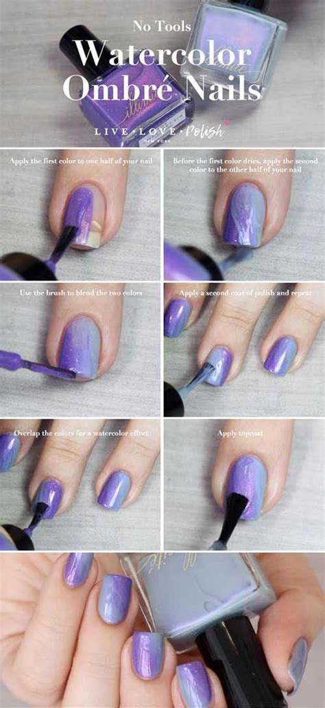 Easy Ombre Nail Tutorial 的图像结果
