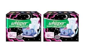 Buy Whisper Bindazzz Night Koala Soft Sanitary Pads|Pack of 8x2 Pads ...