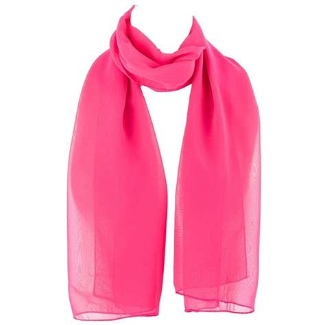 Buy HatToSocks Chiffon Scarf Sheer Wrap for Women (Fuchsia) at Amazon.in