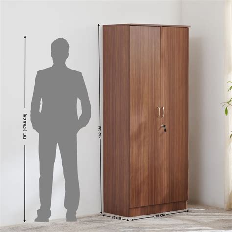 Buy Helios Alton 2-Door Wardrobe - Walnut from Alton by Home Centre at ...