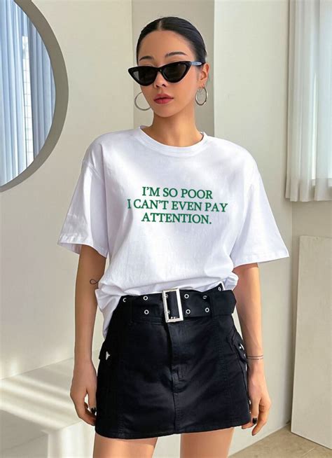 I'm So Poor I Can't Even...G Oversized T-shirt – Blackstop