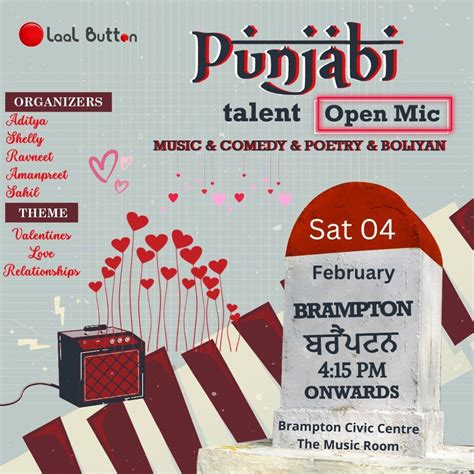 PUNJABI OPEN MIC, Bramalea Civic Centre, Brampton, February 4 2023 ...