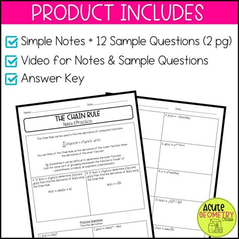 Image result for Calculus Chain Rule Derivatives