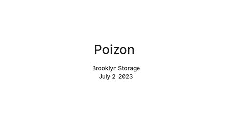 Poizon. Что это такое ? — Teletype