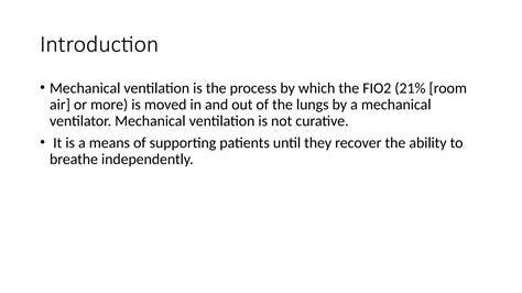 Mechanical Ventilation ppt.pptx including indications, types | PPTX