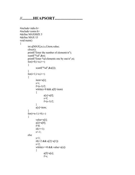 Sorting Program 的图像结果