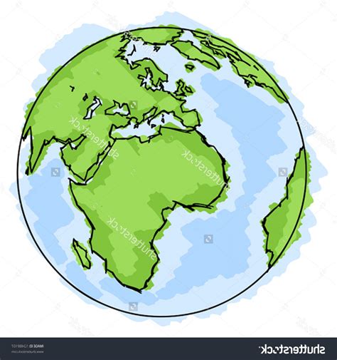 Simple Earth Drawing at GetDrawings | Free download