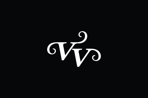 Monogram VV Logo V2 Gráfico por Greenlines Studios · Creative Fabrica