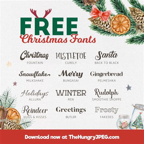 Free Christmas Fonts! | Pinterest | Christmas font pairings, Google ...